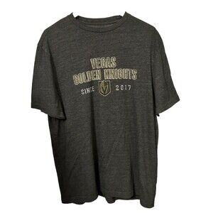 Vegas Golden Knights Men's XL Gray Short Sleeve Logo Since 2017 T-Shirt